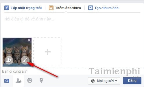 Cách chèn nhãn Sticker, thêm hình ảnh ngộ nghĩnh vào ảnh đăng Facebook