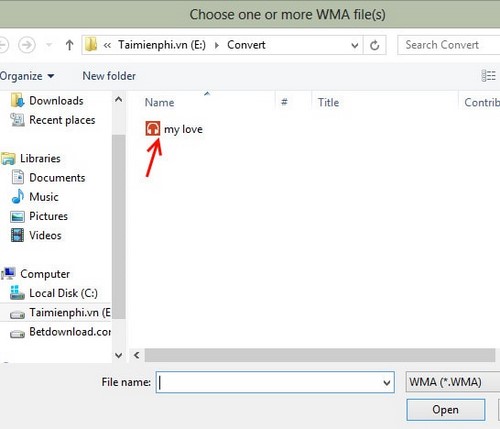 Chuyển WMA sang MP3 bằng Free WMA to MP3