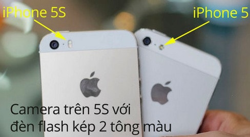 Cách phân biệt iphone 5 và 5s