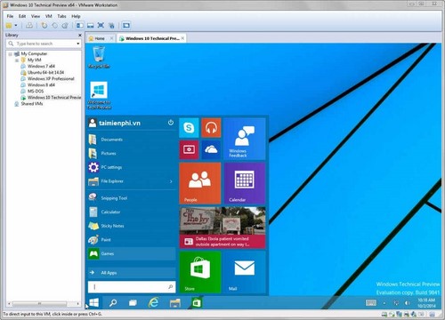 Cài Windows 10 trong máy ảo VMWare Workstation cho máy tính