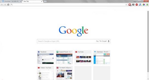 cai dat new tab chrome