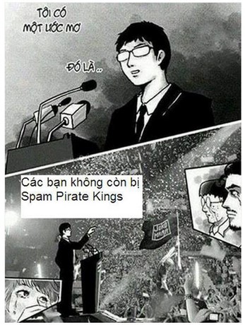 Loạt ảnh chế Pirate Kings khi bị mời chơi game nhiều lần trên Facebook