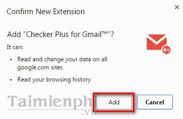 Cách kiểm tra thư mới, mail mới trên Gmail không cần đăng nhập Gmail trên Chrome, Cốc Cốc