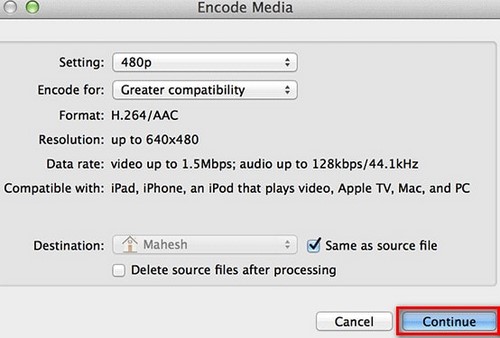 Chuyển đổi Video trên Mac OS X với Finder