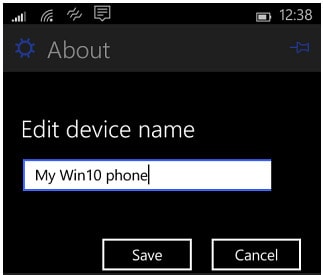 Cách đổi tên hiển thị điện thoại Windows Phone