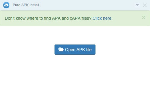 Cài file apk trên điện thoại Android từ máy tính bằng Pure APK Install 2