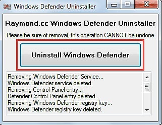 Cách gỡ bỏ Windows Defender trên win 8