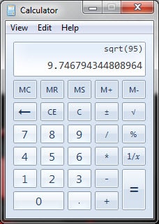 Tính toán cộng, trừ, nhân, chia bằng Calculator trên win XP 7 8