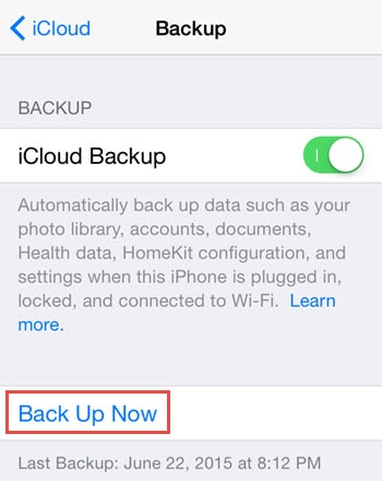 Cách sao lưu iCloud trên iPhone, iPad, iOS