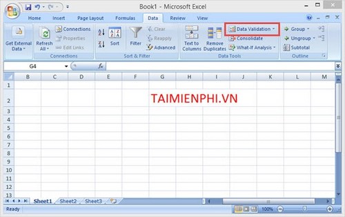 Cách tạo list excel, tạo drop-down list trong Excel 2013, 2010, 2007