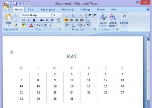 Cách xóa bảng trong word 2007 2010 2013 - Delete table