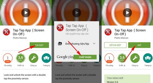Cách chạm hai lần mở khóa màn hình Android bằng Tap Tap App