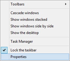 Thay đổi vị trí thanh Taskbar trên Windows Thay đổi vị trí thanh Taskbar trên Windows
