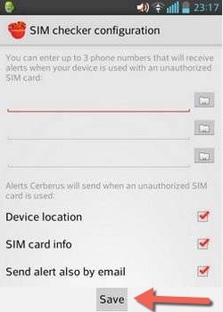 Chống trộm cho Android bằng Cerberus anti theft
