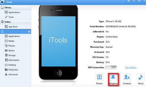 Cách tạo nhạc chuông cho iPhone bằng iTools