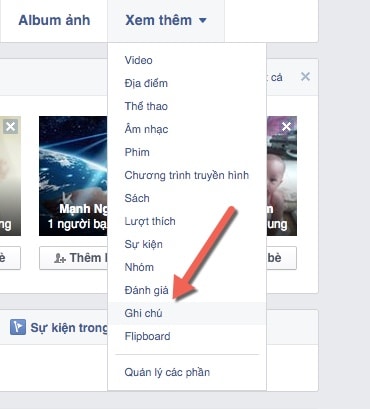 Cách sử dụng note trên facebook