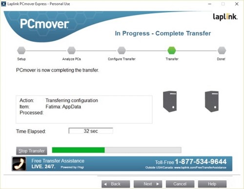 Chuyển dữ liệu giữa 2 máy tính bằng PCmover Express