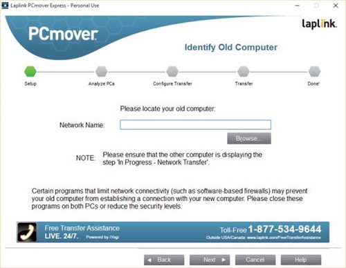 Chuyển dữ liệu giữa 2 máy tính bằng PCmover Express