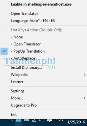 Sử dụng Translate Client dịch ngôn ngữ trên máy tính