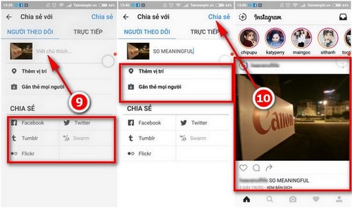 Cách đăng ảnh lên Instagram bằng điện thoại Android