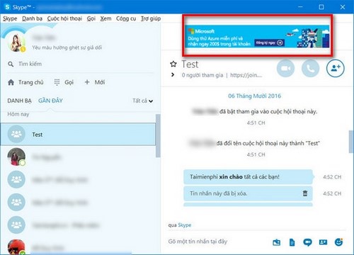 Chặn quảng cáo Skype trên Windows 10, tắt quảng cáo Skype phiền toái trên Windows 10