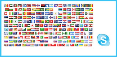 Sử dụng cờ 238 quốc gia trên Skype, Gửi biểu tượng cờ quốc gia trên Skype