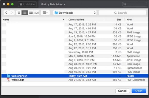 Ẩn File, Folder trên Mac OS với Hider 2