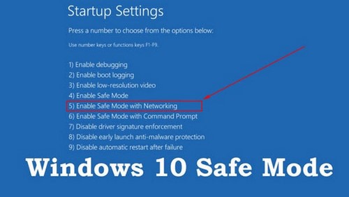 Các chế độ Safe Mode trên Windows 10