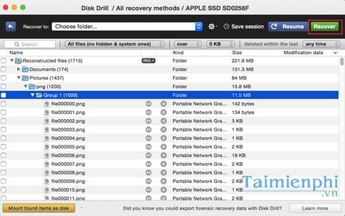 Hướng dẫn phục hồi file đã xóa trên Mac OSX