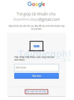 Cách lấy lại mật khẩu gmail, tài khoản google bị mất không nhớ