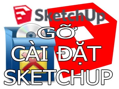 go sketchup tren may tinh