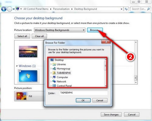 Cách Cách xóa hình nền máy tính win 7 Dễ dàng và nhanh chóng