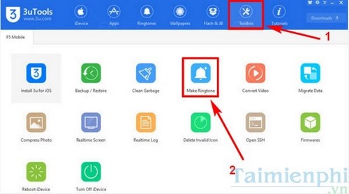 Cách tạo, cài nhạc chuông iPhone bằng 3uTools trên máy tính