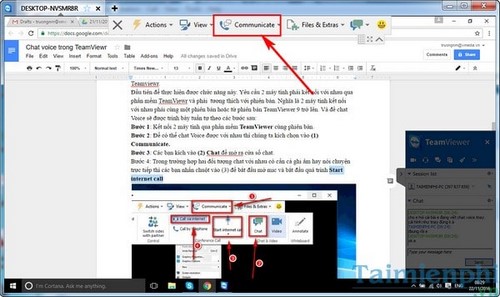 Chat video trong TeamViewer, trò chuyện qua video trên TeamViewer
