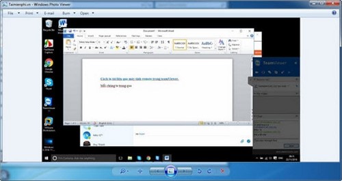 chup anh man hinh may tinh trong teamviewer