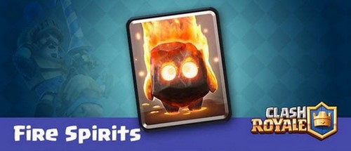 use firespirit in clash royale