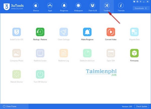 Cài 3uTools, sử dụng 3uTools kết nối iPhone với máy tính 7