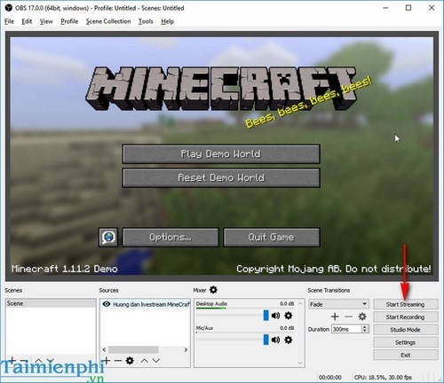 Cách phát trực tiếp game MineCraft trên Facebook