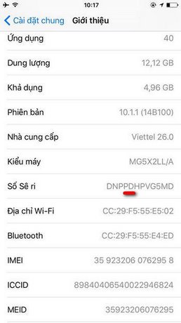 cach kiem tra iphone 6s co duoc thay pin mien phi