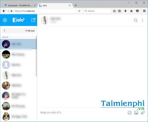 Đăng nhập Zalo trên máy tính bằng trình duyệt web, đăng nhập Zalo bằng trình duyệt web