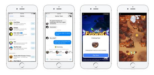Trải nghiệm tính năng Instant Games trên Facebook Messenger