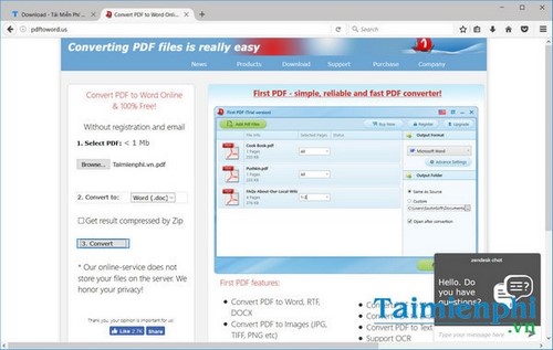 Một số cách chuyển pdf sang word trực tuyến không phải dùng phần mềm 6 chuyen pdf sang word khong dung phan mem