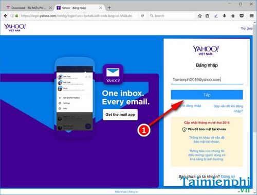 Hướng dẫn đổi thông tin Yahoo, tên hiển thị, ngày sinh