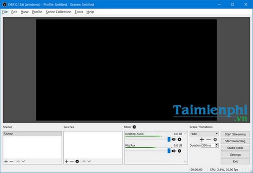 how to disable open broadcaster recording screen