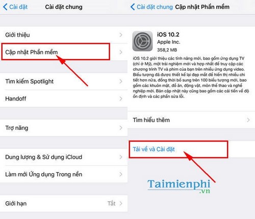 cách nâng cấp ios 15 cho iphone 6 plus