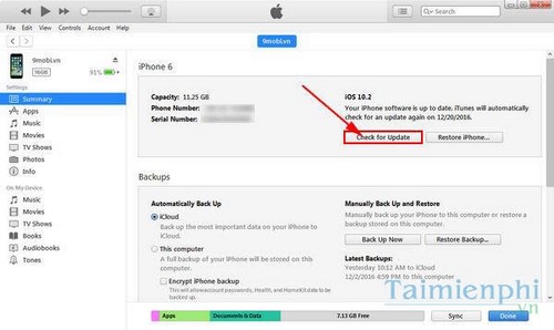 Cách hạ cấp iOS 10.2 xuống iOS 10.1.1 như thế nào?