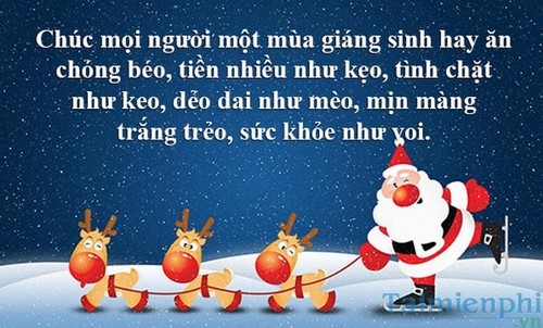 loi chuc giang sinh cho nguoi moi tieng anh