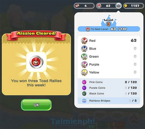 Cách chơi chế độ Toad Rally trong Super Mario Run