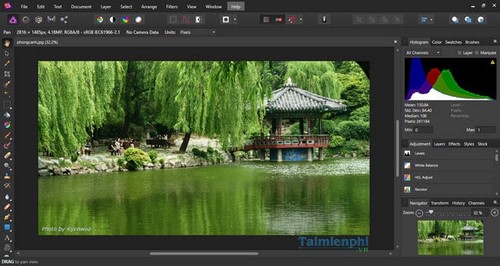 Cách cài đặt Affinity Photo, chỉnh sửa ảnh trên máy tính