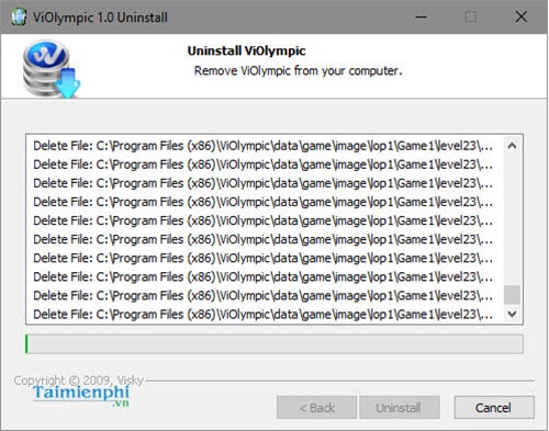 Hướng dẫn gỡ bỏ Violympic offline trên máy tính